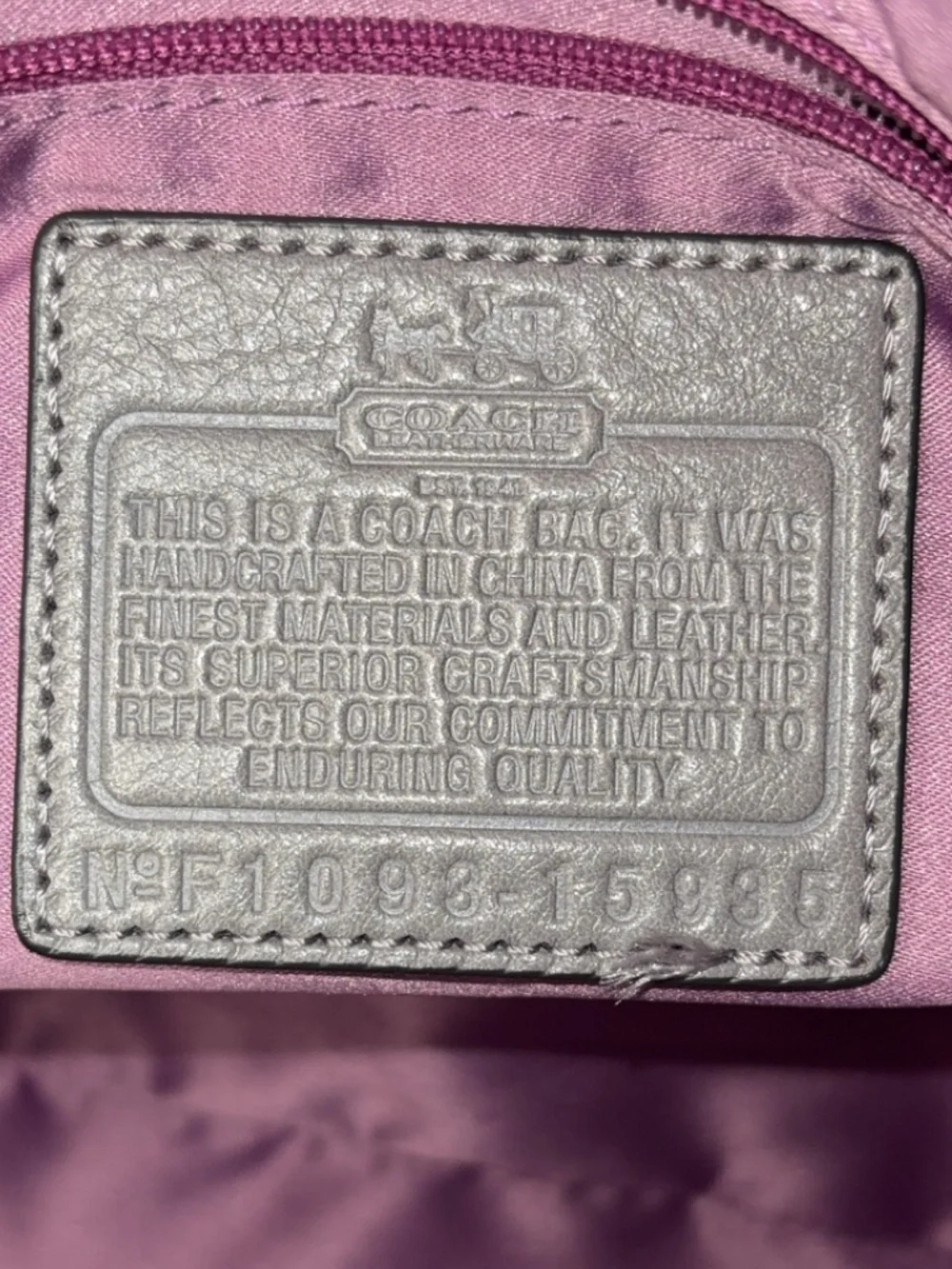 Coach 2010 Madison Dotted Op Art Sophia satchel and matching wallet EUC - Picture 13 of 14